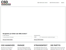 Tablet Screenshot of csd-hannover.de